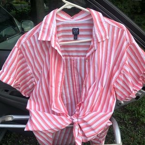 Gap large stripped t shirt